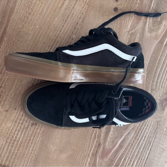 Vans Skate Old Skool Black Shoe - Picture 2 of 3